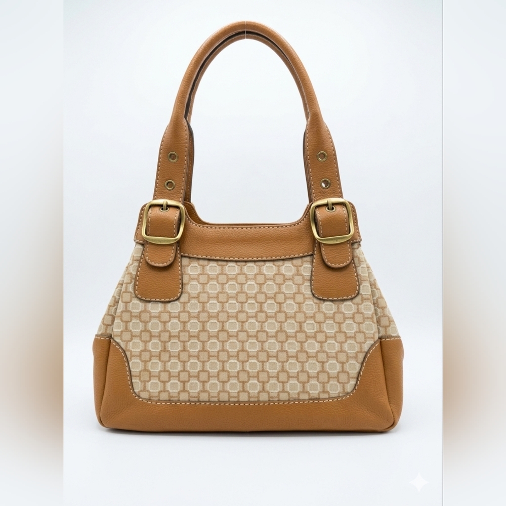Nine West Beige/Tan Patterned Shoulder Bag - Picture 2 of 11